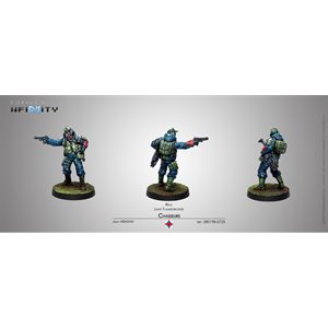 Infinity: Ariadna - Blister Pack - Chasseurs - Rifle / Flamethrower (1) - RS