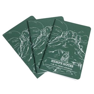 Hero's Journals: Green (3 Pack)