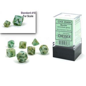 Marble: Mini 7Pc Green / Dark Green