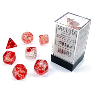 Nebula: 7pc Red / Silver Luminary