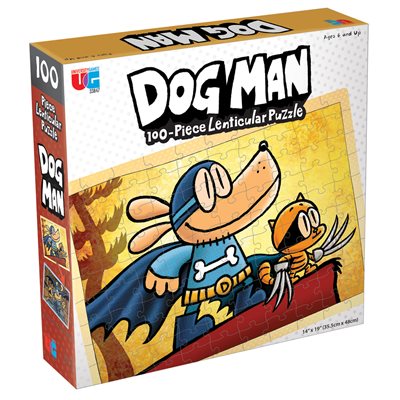 Puzzle: 100 Lenticular: DogMan Adventures