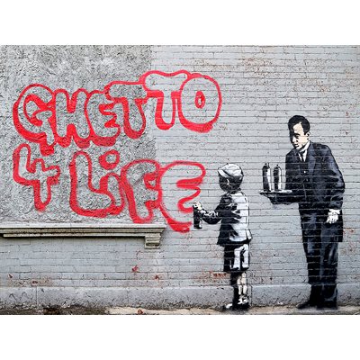 Puzzle: 1000 Urban Art Graffiti: Banksy Ghetto 4 Life