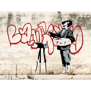 Puzzle: 1000 Urban Art Graffiti: Banksy Graffiti Painter / Velasquez