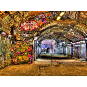 Puzzle: 1000 Urban Art Graffiti: Banksy Banksy Tunnel