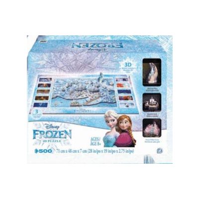 4D Puzzle: Disney Frozen Puzzle of Arendelle (500 Pieces)