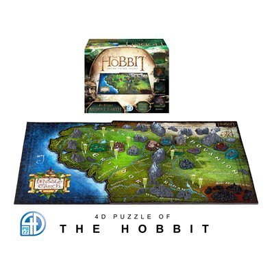 4D Puzzle: The Hobbit: Middle-Earth (1390 Pieces)