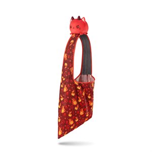 Tote Bag with Plushie: (Red Devil Cats + Red Devil Cat) (No Amazon Sales)