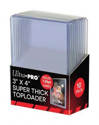 Sleeves: Super Thick Toploader: 120PT: Standard Size: Clear (10ct)