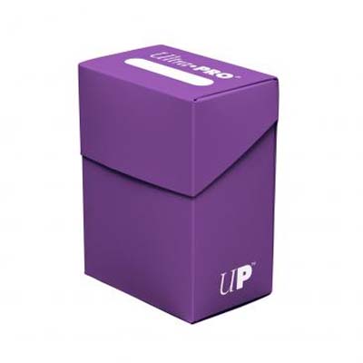 Deck Box: PRO 80+: Solid Color: Purple (80ct)