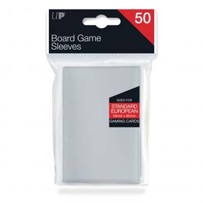 Sleeves: Board Game: Standard European: Clear (50ct)
