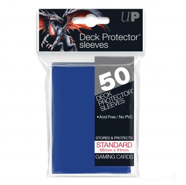 Sleeves: PRO-Gloss Deck Protector: Standard Size: Blue (50ct)