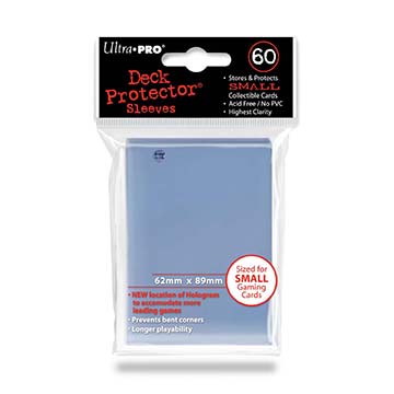 Sleeves: PRO-Gloss Deck Protector: Japanese Size: Clear (60ct)