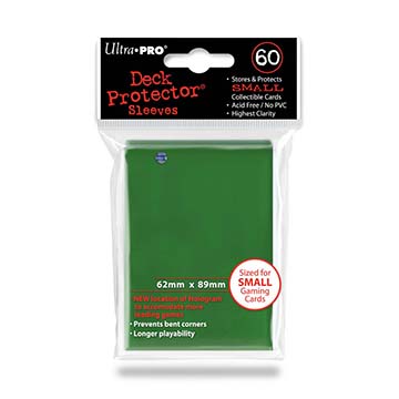 Sleeves: PRO-Gloss Deck Protector: Japanese Size: Green (60ct)