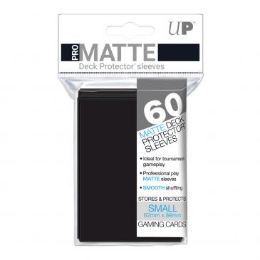 Sleeves: PRO-Matte Deck Protector: Japanese Size: Black (60ct)