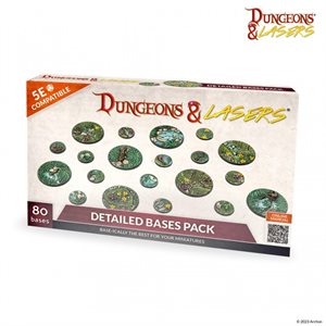 Dungeon & Lasers Miniatures: Detailed Bases Pack