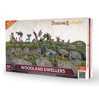 Dungeons & Lasers: Unpainted Miniatures: Woodland Dwellers