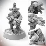 Starfinder Unpainted Miniatures: Dwarf Soldier