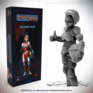 Starfinder Unpainted Miniatures: Halfling Pilot