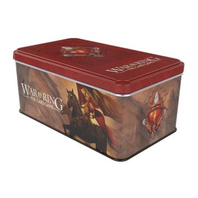 War Of The Ring: The Card Game: Shadow Card Box and Sleeves (Red Bannerman) ^ JUL 2024