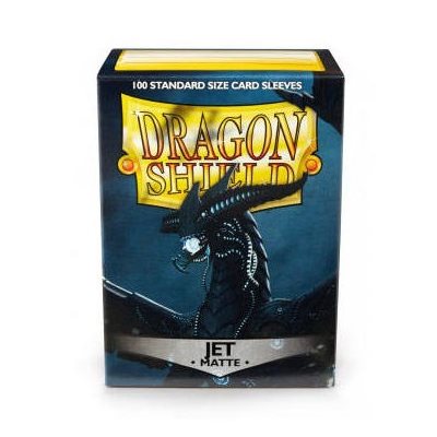 Sleeves: Dragon Shield: Matte: Jet (100)