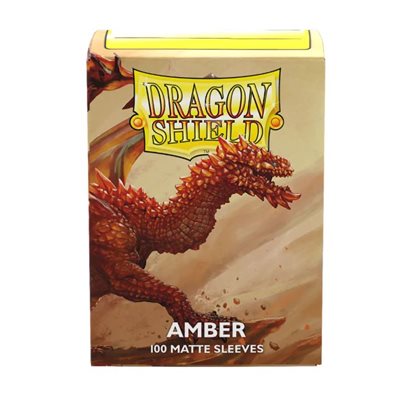 Sleeves: Dragon Shield: Matte: Amber (100) ^ MAR 28 2025