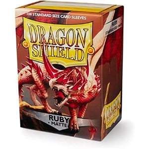 Sleeves: Dragon Shield Matte Japanese Ruby (Red) (60)