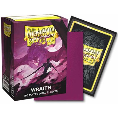Sleeves: Dragon Shield: Matte DUAL: Wraith Alaric Chaos Wraith (Purple) (100)