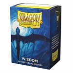 Sleeves: Dragon Shield: Matte DUAL: Wisdom (Blue) (100)