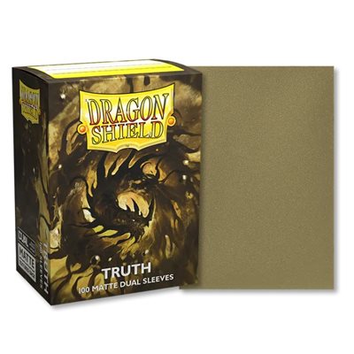 Sleeves: Dragon Shield: Matte DUAL: Truth (Gold) (100)