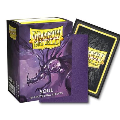 Sleeves: Dragon Shield: Matte DUAL: Soul (Metallic Purple) (100)
