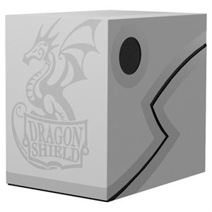 Deck Box: Dragon Shield Double Shell: Ashen White / Black ^ APR 22 2022