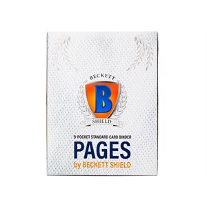 Sleeves: Beckett Shield: Standard 9 Pocket Pages (100)