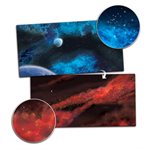 Playmat: Crimson Gas Giant / Frozen Star System 6' x 3' (Double Sided)