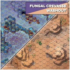 BattleTech: Battlemat: Funal Crevasse / Washout (No Amazon Sales)