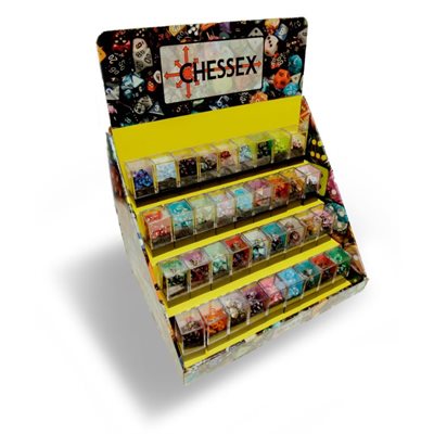 Mini Polyhedral: Box of 50: 7Pc Set (All Colours)