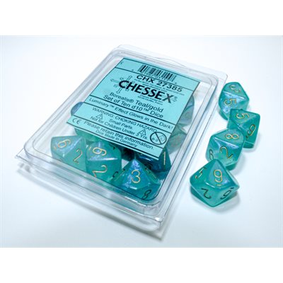 Borealis: 10D10 Teal / Gold Luminary