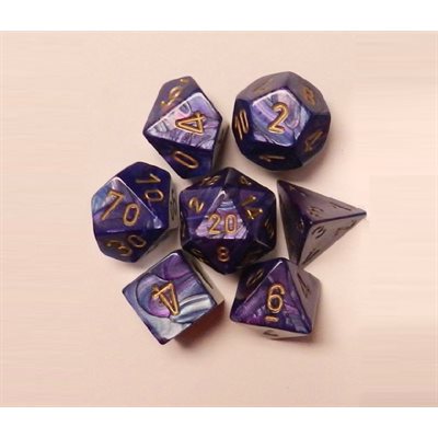 Lustrous: 7Pc Purple / Gold