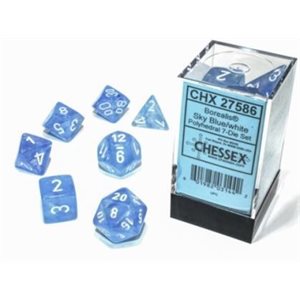 Borealis: 7Pc Sky Blue / White