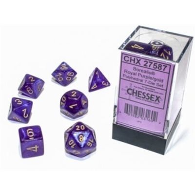 Borealis: 7Pc Royal Purple / Gold Luminary