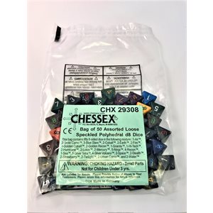 Speckled: Bag Of 50 Assorted D8