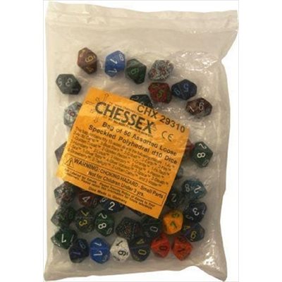 Speckled: Bag Of 50 Assorted D10