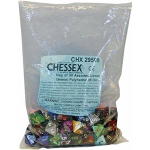 Gemini: Bag Of 50 Assorted D8