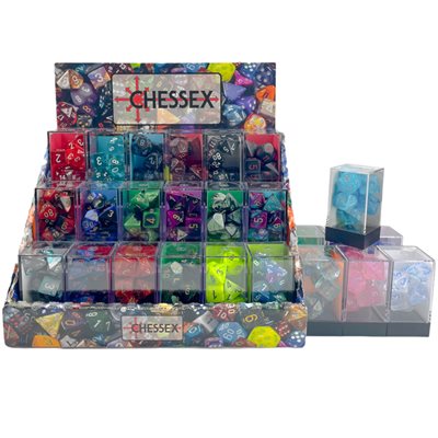 Best of Chessex: Sampler: 7PC Polyhedral Dice Set (25 sets)