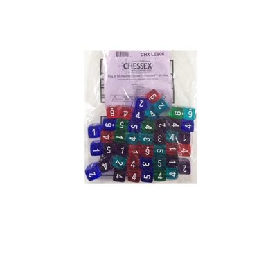 Translucent: Limited Edition Bag of 50 Assorted D6