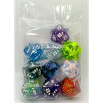 Count Up & Down: Bag Of 10 Assorted D20 (Prerelease Set)