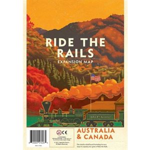 Ride the Rails: Expansion Map: Australia & Canada (No Amazon Sales)