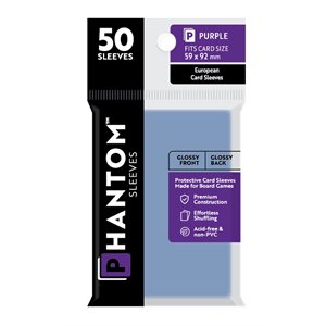 Phantom Sleeves: Gloss / Gloss: European (Size: Purple) (50)