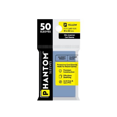 Phantom Sleeves: Gloss / Gloss: Mini-American (Size: Yellow) (50)