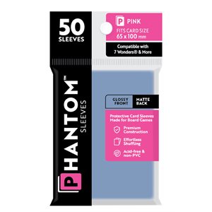 Phantom Sleeves: Gloss / Matte: 7 Wonders + (Size: Pink) (50)