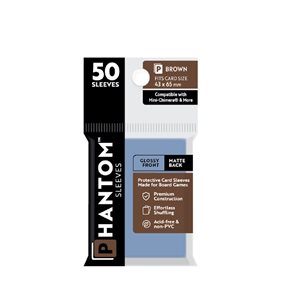 Phantom Sleeves: Gloss / Matte: Mini-Chimera + (Size: Brown) (50)